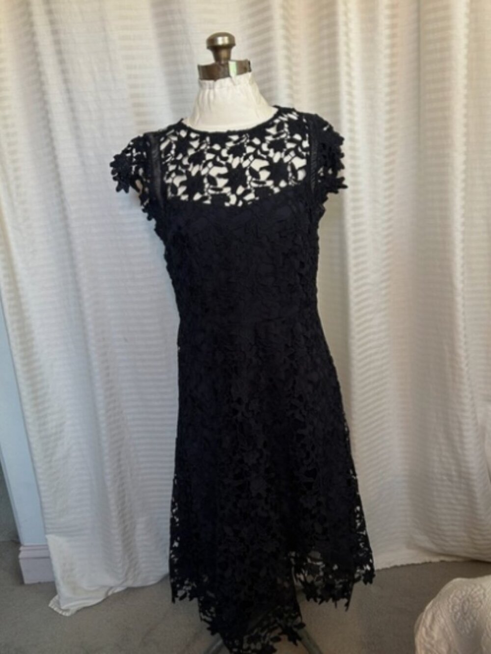 Eliza J. black lace dress. size 8
